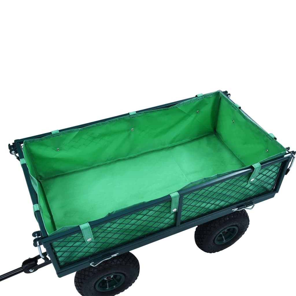 Garden Cart Liner Green Fabric Doba